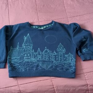 Harry Potter X Mini Boden Cropped Sweatshirt